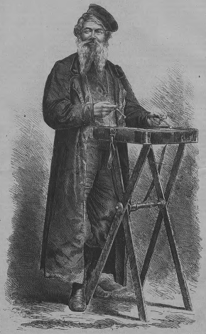 Ilustracja 3. Mordko Fajerman, „Tygodnik Illustrowany” 1867, nr 407, Biblioteka Narodowa, mf. 32460 